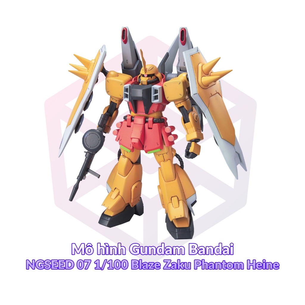 Mô hình Gundam Bandai NGSEED 07 1/100 Blaze Zaku Phantom Heine [GDB] [BNG]