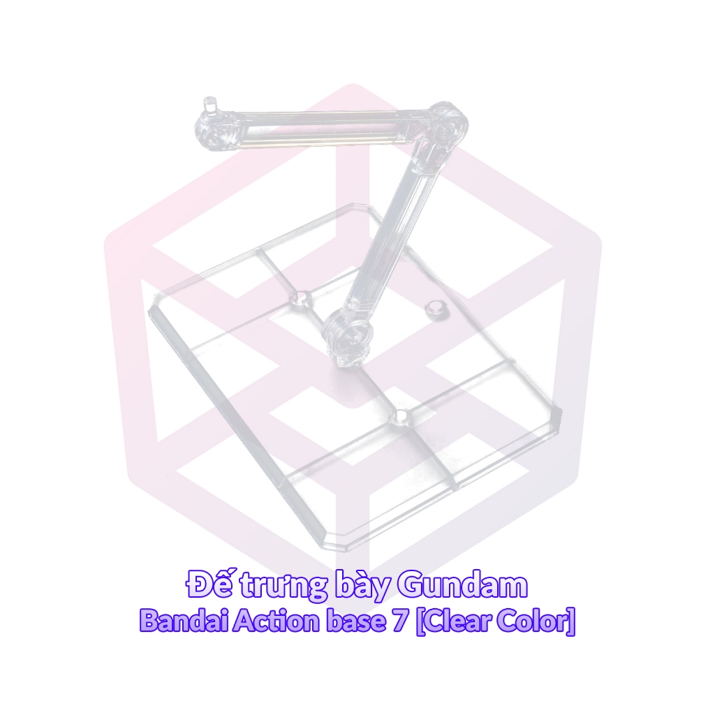 Đế trưng bày Gundam Bandai Action base 7 [Clear Color] [TAM]