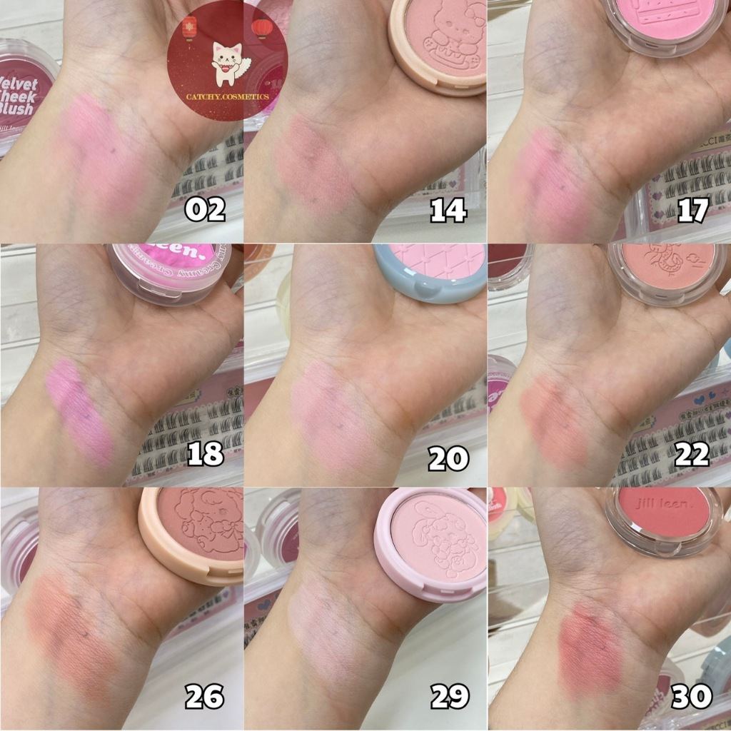 [JILL LEEN] Phấn Má Hồng Đơn Sắc JILL LEEN Too Cute Hoạ Tiết Mèo Ú Xinh Xắn | BigBuy360 - bigbuy360.vn