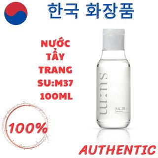 Nước tẩy trang Sum làm sạch sâu 3in1 Su:m 37 Skin Saver Essential Pure Clean Water 100ml