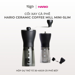 Cối Xay Cà Phê Hario Ceramic Coffee Mill Mini-Slim - Mã MSS-1DTB
