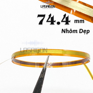 Vòng coil treble 74.4 mm dây nhôm dẹp , giá 01 cái