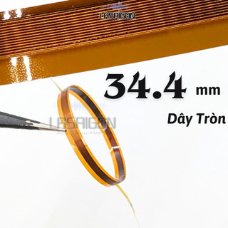 Vòng coil treble 34.4 mm dây đồng tròn , giá 01 cái