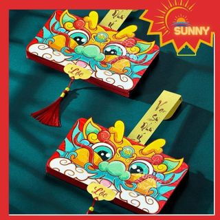 Bao lì xì 2 ngăn năm rồng 2024 , lì xì tết độc lạ cute