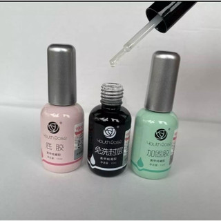 Base-Top-Cứng Móng Hoa Hồng chai 15ml làm móng