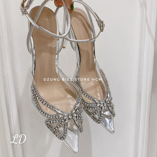 👠huyenshoes👠sandal mika nơ bướm đá siêu sang chảnh về đẹp hàng qc fullbox