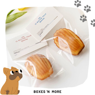 Túi đựng bánh BETTER THAN YESTERDAY kèm thẻ giấy sang trong, túi đựng bánh quy, túi đựng kẹo, túi đựng bánh sò
