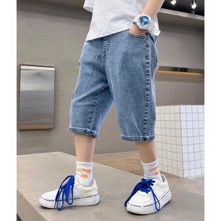 Quần jean bé trai - Quần ngố jean - Jean mềm co giãn size 25-58kg