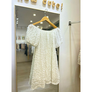 PAMPAM DRESS - Đầm bẹt vai voan ren