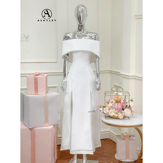 Váy trễ vai dài xoè cup 𝐀𝐒𝐇𝐘𝐋𝐄𝐘