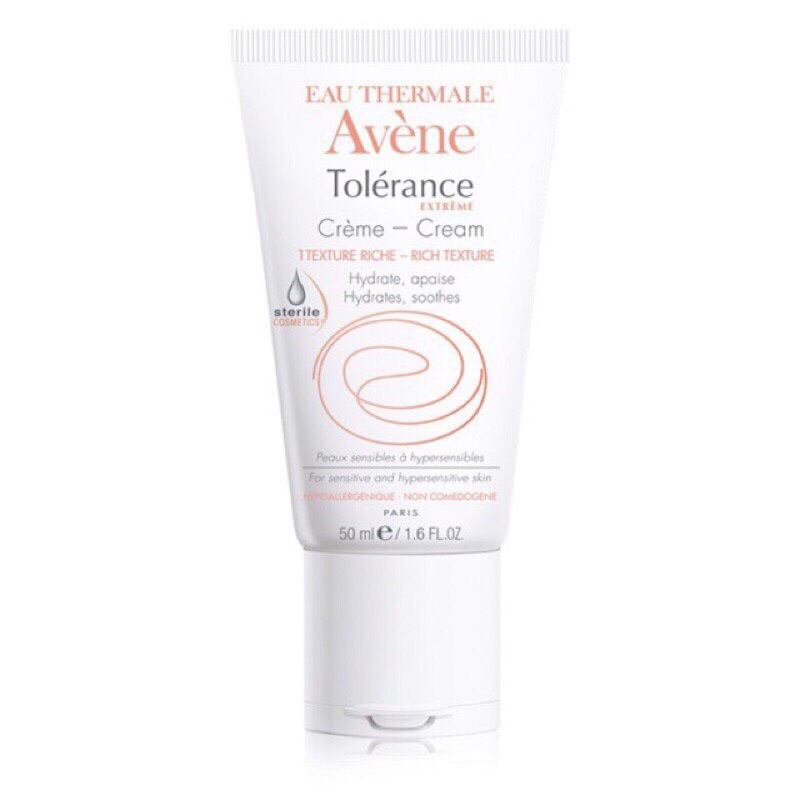 Kem dưỡng làm dịu, phục hồi cho da quá nhạy cảm và dị ứng Tolerance Cream Avene