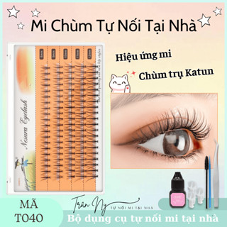 Combo chùm trụ katun T040 mix size 8/9/10/11/12mm siêu xinh mi chùm trụ katun tự nối tại nhà tranny_lenscontact