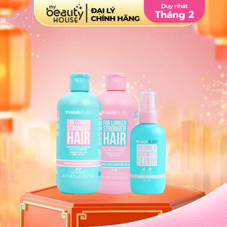 Combo gội xả + Xịt dưỡng chăm sóc mọc tóc Hairburst 350ml/chai + 125ml