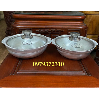 Tộ cạn Doa bóng đẹp dùng kho tộ, nấu mỳ cay size 19-20cm