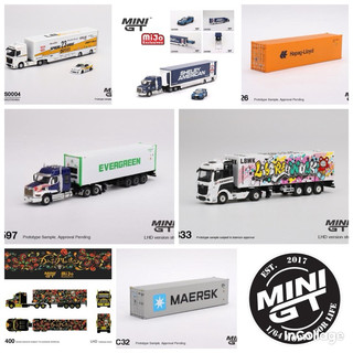 Mini gt các loại xe tải -xe mô hình tỷ lệ 1/64 saigontoys