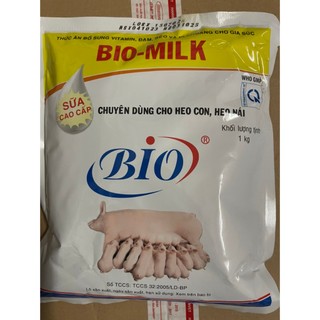 Bio Milk - Sữa non thay thế sữa mẹ cho vật nuôi từ 1 ngày tuổi (gói 1kg)