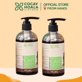 Combo 2 Sữa Tắm Cà Phê Cỏ Cây Hoa Lá 300g Giúp Trắng Da, Tẩy Tế Bào Chết Cho Da Mềm Mịn Với Hương Thơm Quyến Rũ