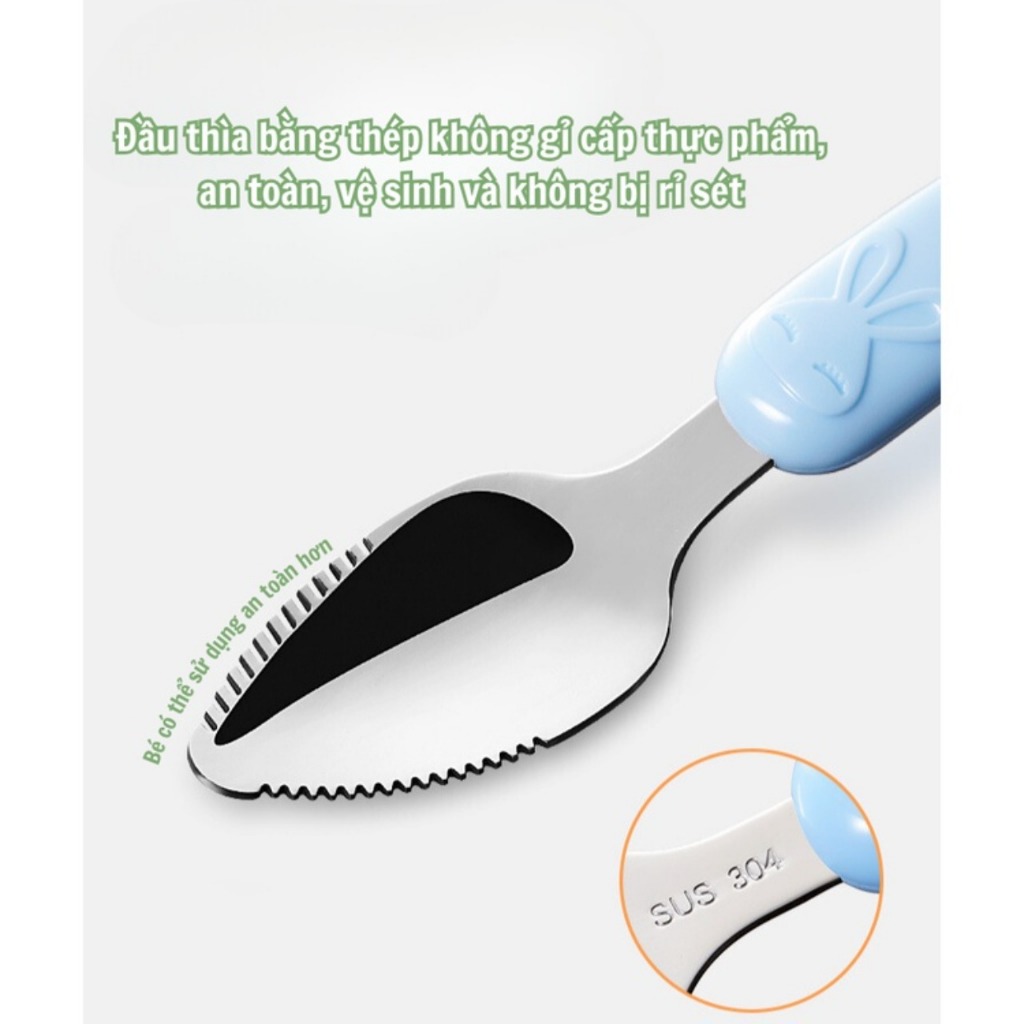 Thìa nạo hoa quả 2 đầu tiện lợi dành cho bé