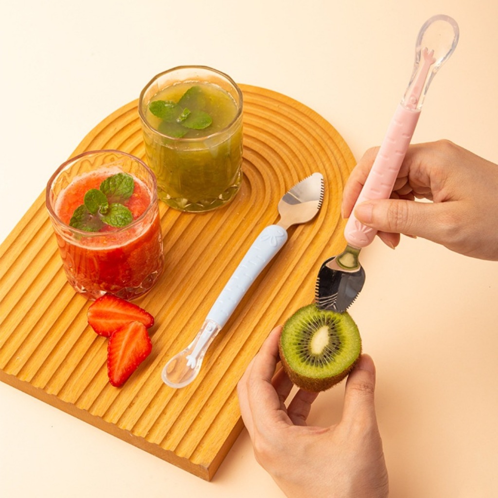 Thìa nạo hoa quả 2 đầu tiện lợi dành cho bé