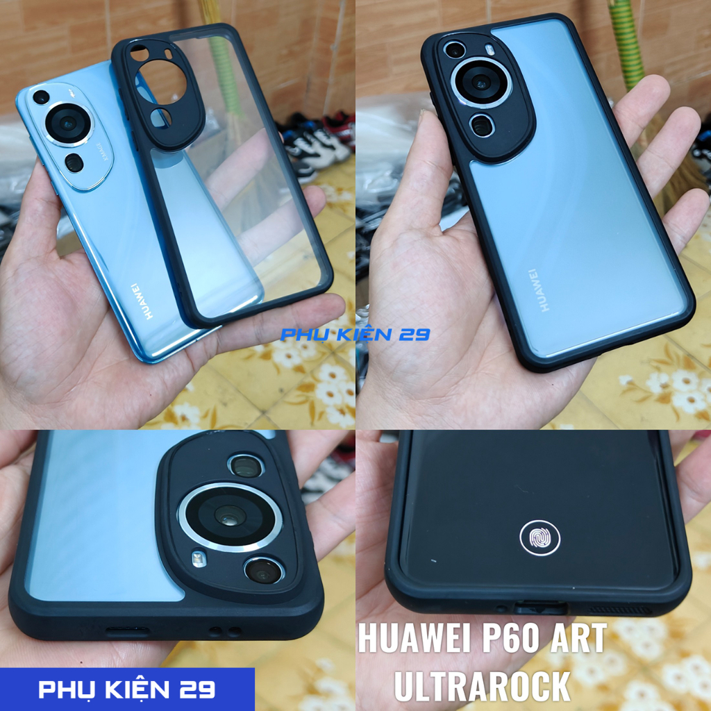 [Huawei P60 Art] Ốp lưng chống sốc,chống va đập lưng trong cao cấp UltraRock