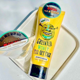 Mặt nạ lột OliveYoung DreamWorks Peel-Off Shrek Pack, Greentea Honey Peel-Off Pack