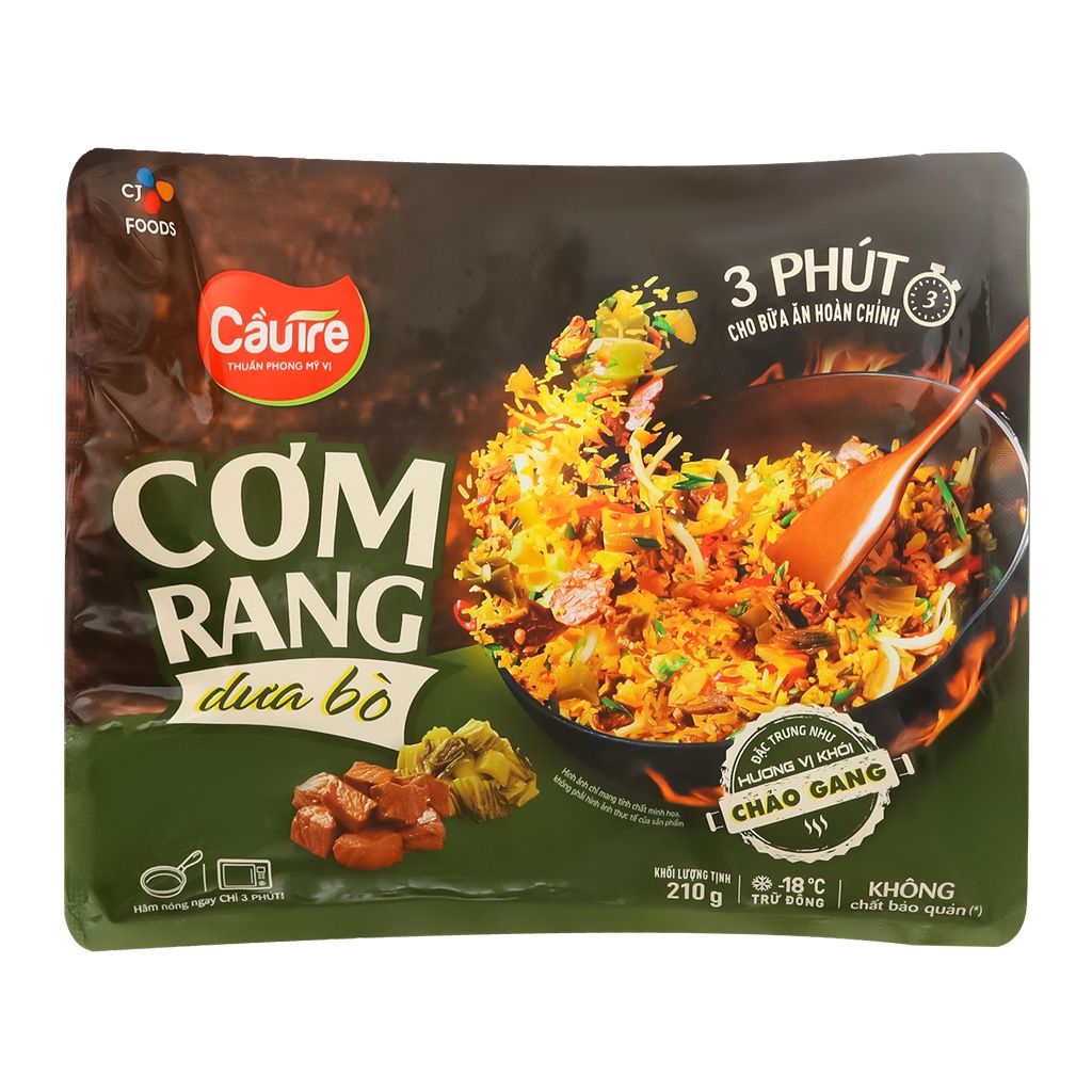 Cơm rang dưa bò Cầu Tre gói 210g [HN giao hàng hoả tốc] - Ảnh 2