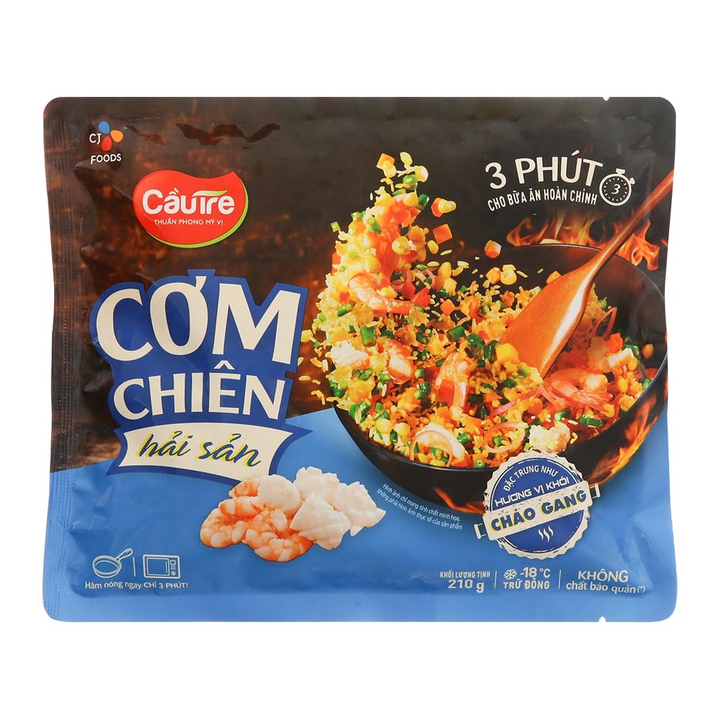 Cơm chiên hải sản Cầu Tre gói 210g [HN giao hàng hoả tốc] - Ảnh 2
