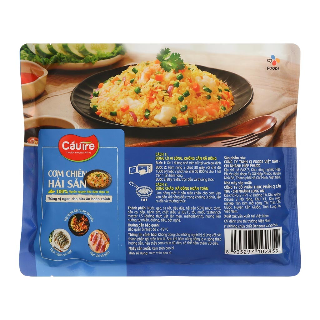 Cơm chiên hải sản Cầu Tre gói 210g [HN giao hàng hoả tốc] - Ảnh 3