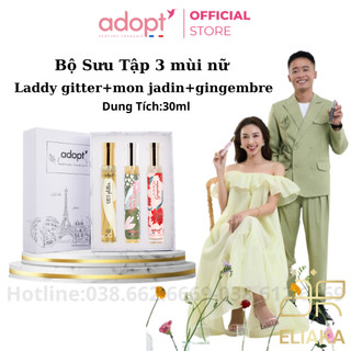 Nước hoa nữ 𝐀𝐝𝐨𝐩𝐭' BST ViBrant tinh dầu thơm chính hãng Pháp thơ mộng dịu dàng dung tích 30ml
