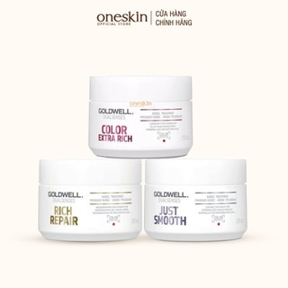 Dầu hấp tóc phục hồi, giữ màu, suôn mượt 60S Goldwell Dualsenses 200ML