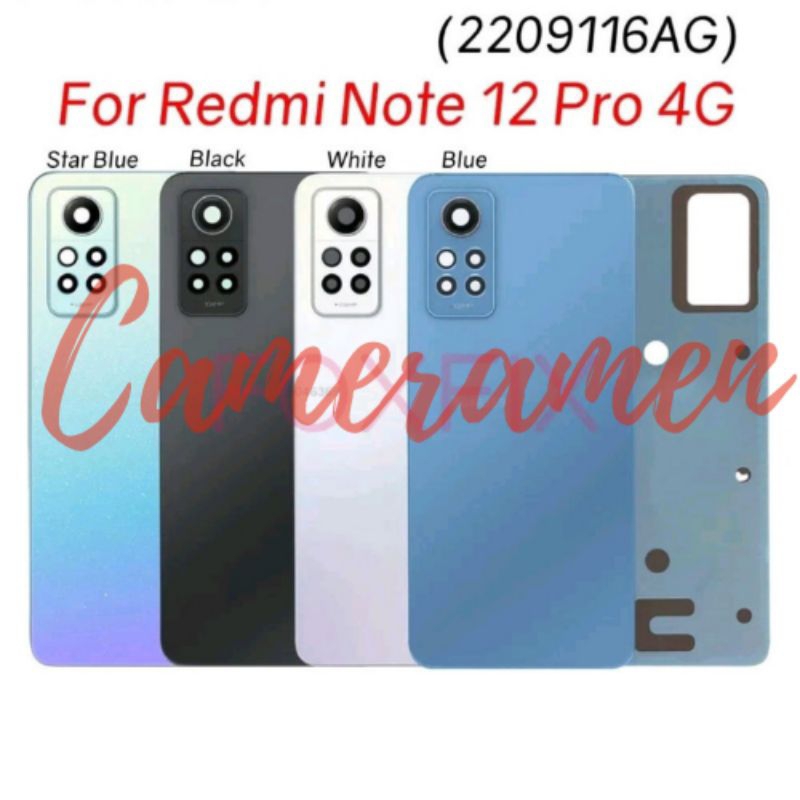 Nắp Lưng XiaoMi Redmi Note 12 Pro 4G