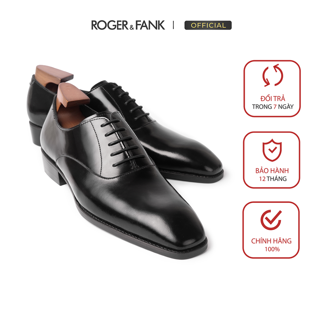 Giày Oxford Da Bê Cao Cấp BST G'Formal Roger & Fank