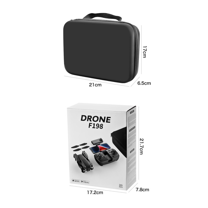 FLYCAM F198 - ĐỘNG CƠ KHÔNG CHỔI THAN BỀN  - Hàng tập bay giá rẻ | BigBuy360 - bigbuy360.vn