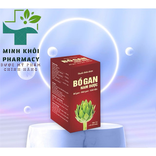 Bổ gan nam dược - hỗ trợ bổ gan, mát gan, giải độc- hộp 1 lọ x 50 viên nang - mkpmc