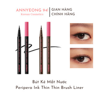  Bút Kẻ Mắt Nước Peripera Ink Thin Thin Brush Liner Đủ Màu 