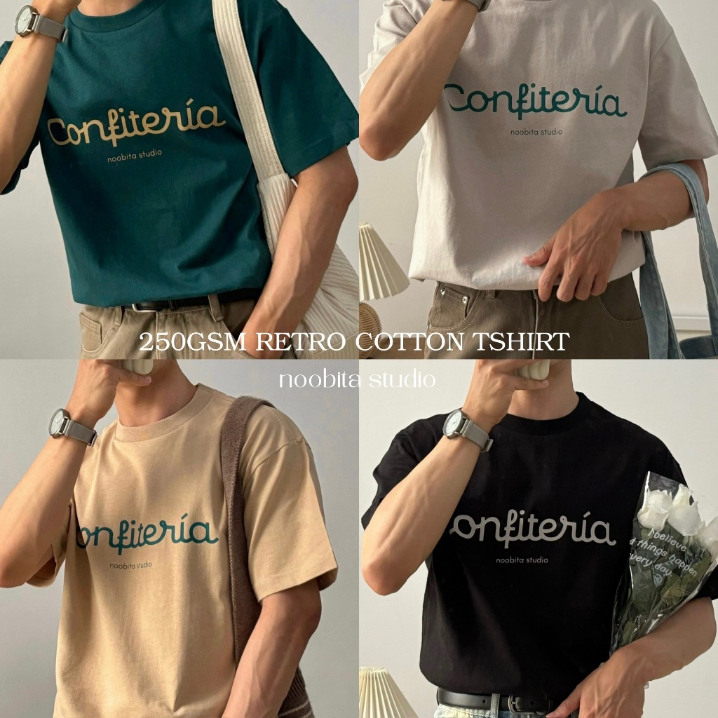 NOOBITA - Áo thun tay ngắn Confiteria 8115