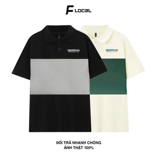 Áo polo f local stripe 100% cotton unisex