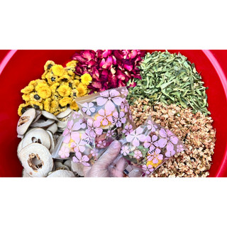 Xông Mặt Thảo Mộc ( Hoa Hồng ,Bưởi Sấy Lát,Lá Sả,Hoa Cúc, Hoa Lài) XM3