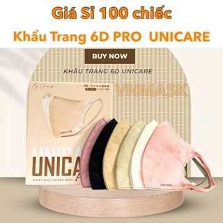 [Giá sỉ 100 Cái] Khẩu trang 6D PRO UNICARE, hàng cao cấp chính hãng UNI MASK Unicare vn