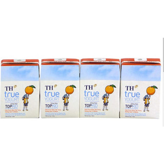 Lốc 4 hộp 110ml sữa chua uống tiệt trùng th top kid