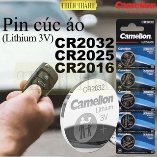 Pin cúc áo camelion cr2032,cr2025,cr2016,pin lithium 3v,pin nút áo 3v,pin đồng hồ, cmos