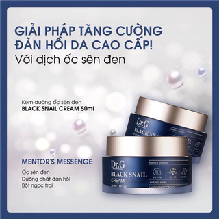 Kem dưỡng chống lão hoá dr.g black snail cream 50ml