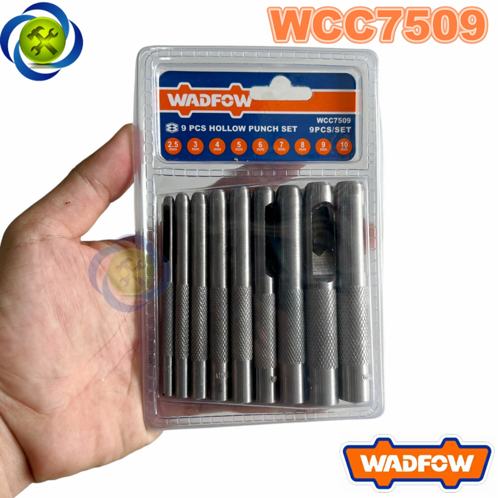 Bộ 9 mũi đột lỗ vải da WadFow WCC7509