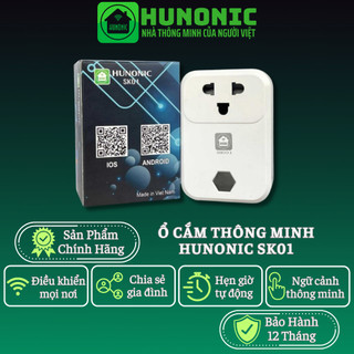 Ổ cắm thông minh điều khiển bật/ tắt mọi thiết bị điện từ xa qua điện thoại, hẹn giờ tự động - sk01