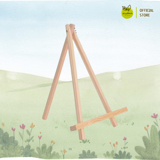 Giá đỡ khung tranh tô màu theo số, Giá vẽ gỗ tam giác DIY tự lắp Madoca