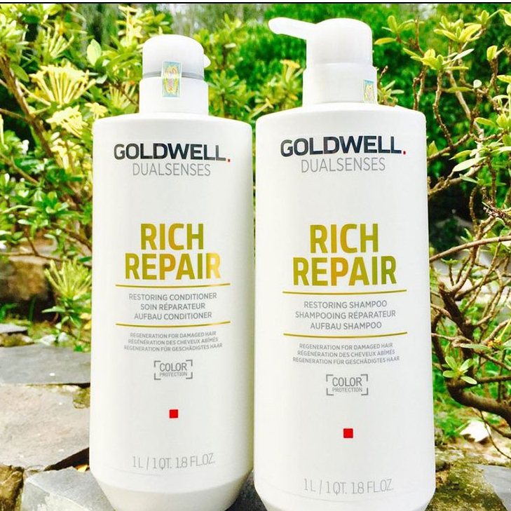 Dầu Gội Xả GOLDWELL Dưỡng Ẩm Phục Hồi GOLDWELL 1000ml