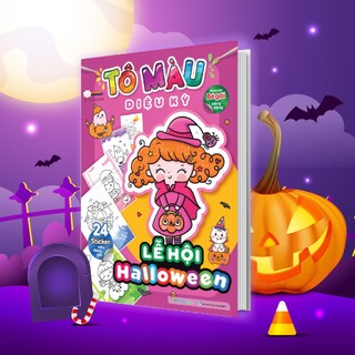 Tô màu diệu kỳ - Lễ hội Halloween (Hơn 40 Stickers)
