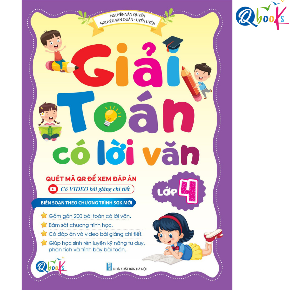 Sách - Giải toán có lời văn lớp 4 - chương trình mới (1 cuốn)