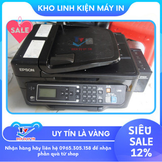 Máy in phun màu đa năng cũ Epson L565 đẹp trên 80% máy đầy đủ tính năng in photocopy scan in wifi ADF Kholinhkienmayin