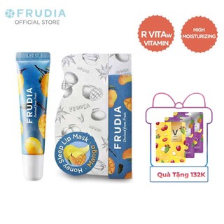 [Tặng 132k] Mặt Nạ Ngủ Môi Chiết Xuất Mật Ong Xoài Frudia Mango Honey Sleep Lip Mask 10g